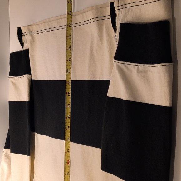Polo Ralph Lauren vintage men's long sleeve polo shirt large black/white stripes - Picture 9 of 13